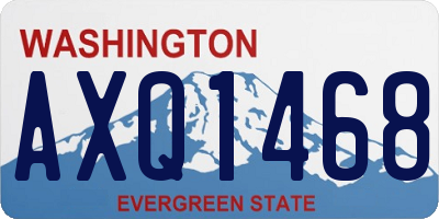 WA license plate AXQ1468