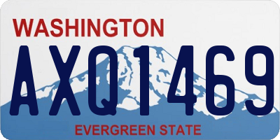 WA license plate AXQ1469