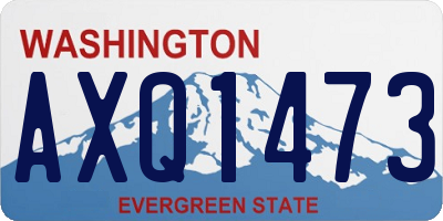 WA license plate AXQ1473