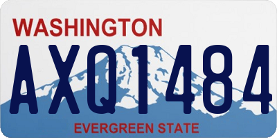 WA license plate AXQ1484