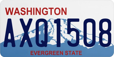 WA license plate AXQ1508