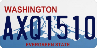 WA license plate AXQ1510