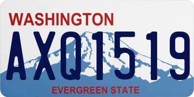 WA license plate AXQ1519