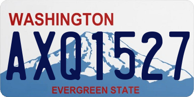 WA license plate AXQ1527