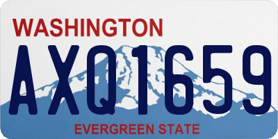 WA license plate AXQ1659