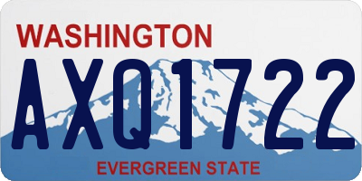 WA license plate AXQ1722