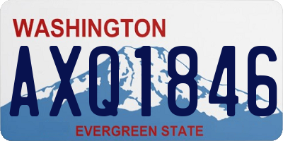 WA license plate AXQ1846