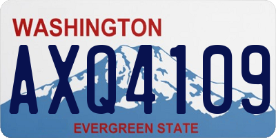 WA license plate AXQ4109