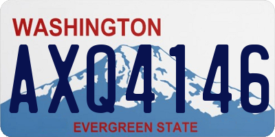 WA license plate AXQ4146