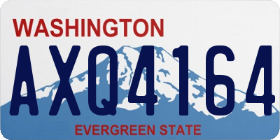 WA license plate AXQ4164