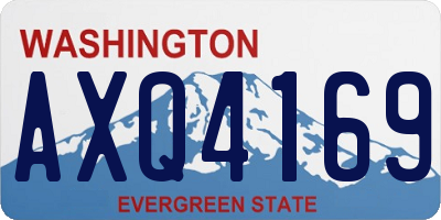 WA license plate AXQ4169