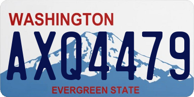 WA license plate AXQ4479