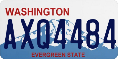 WA license plate AXQ4484