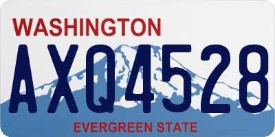 WA license plate AXQ4528