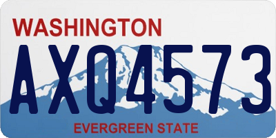 WA license plate AXQ4573