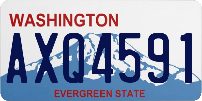 WA license plate AXQ4591
