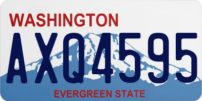 WA license plate AXQ4595