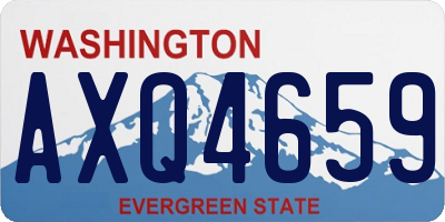 WA license plate AXQ4659