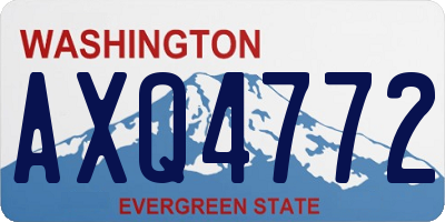 WA license plate AXQ4772