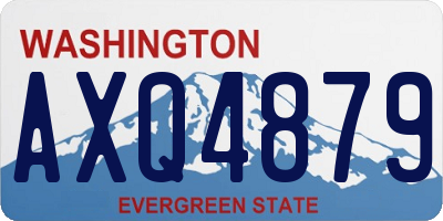 WA license plate AXQ4879