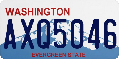 WA license plate AXQ5046