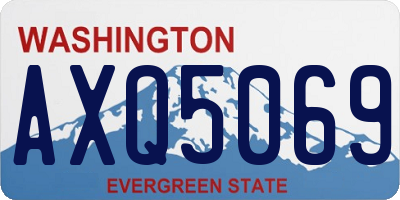 WA license plate AXQ5069