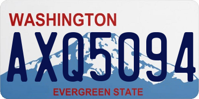 WA license plate AXQ5094