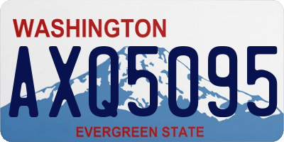 WA license plate AXQ5095