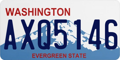 WA license plate AXQ5146