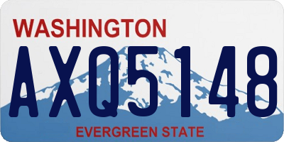 WA license plate AXQ5148