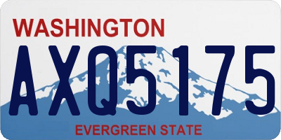 WA license plate AXQ5175