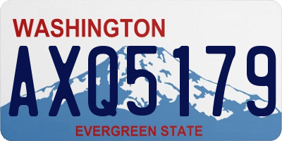 WA license plate AXQ5179
