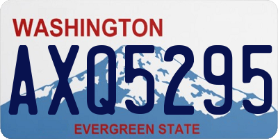 WA license plate AXQ5295