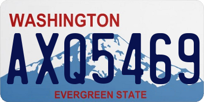 WA license plate AXQ5469