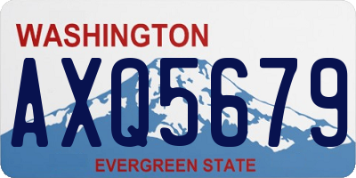WA license plate AXQ5679