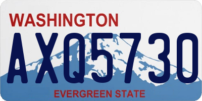 WA license plate AXQ5730