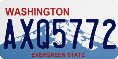 WA license plate AXQ5772