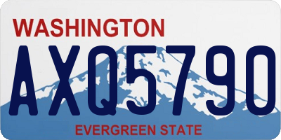 WA license plate AXQ5790