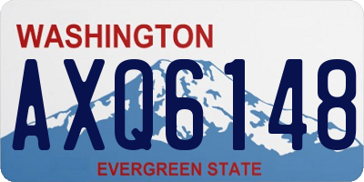 WA license plate AXQ6148