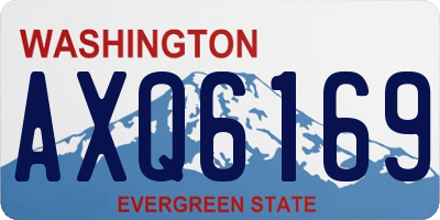 WA license plate AXQ6169