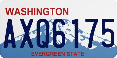 WA license plate AXQ6175