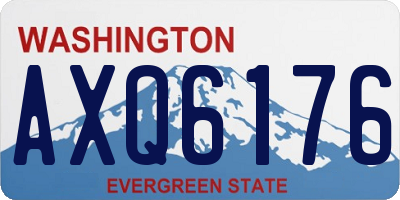 WA license plate AXQ6176