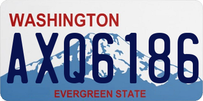 WA license plate AXQ6186