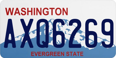 WA license plate AXQ6269