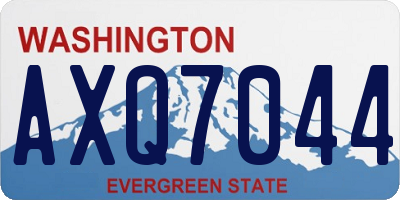 WA license plate AXQ7044