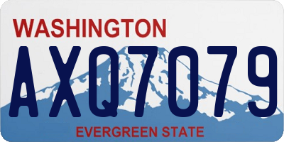 WA license plate AXQ7079
