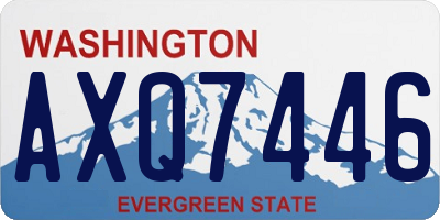WA license plate AXQ7446