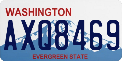 WA license plate AXQ8469