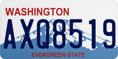 WA license plate AXQ8519