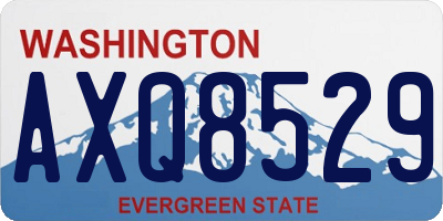WA license plate AXQ8529